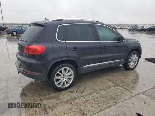 2013 Volkswagen Tiguan SE with VIN WVGAV3AX3DW617393, listed as a Copart auction lot 83616524 with 119,260 mi miles and Salvage title. Bid and sale history available at DreamBid. Image 3.
