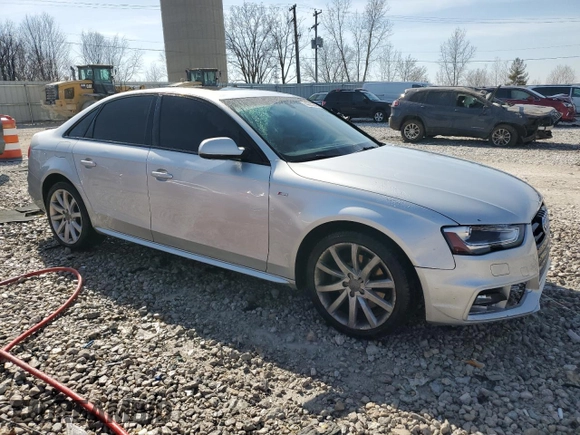 2014 Audi A4 Premium with VIN WAUDFAFL3EA079525, listed as a Copart auction lot 49041405 with 189,738 mi miles and Clean Title. Bid and sale history available at carsss.com. Image 4.