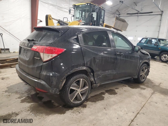 2021 Honda HR-V EX with VIN 3CZRU6H54MM704407, listed as a Copart auction lot 88630945 with 40,284 mi miles and Salvage Title. Bid and sale history available at carsss.com. Image 3.