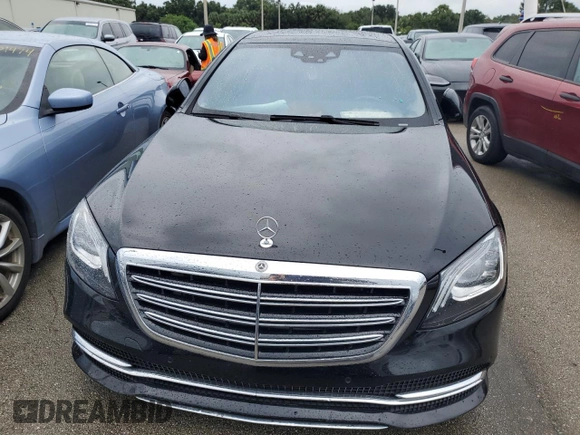 2020 Mercedes-Benz S S 560 with VIN WDDUG8GB8LA490596, listed as a Copart auction lot 73997774 with Not Provided miles and Non Repairable. Bid and sale history available at carsss.com. Image 5.
