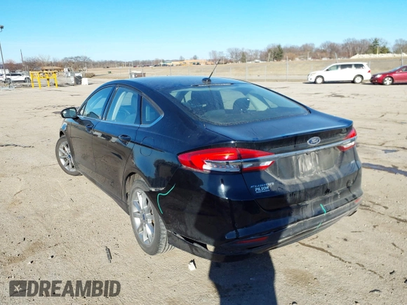 2017 Ford Fusion SE with VIN 3FA6P0H72HR396344, listed as a IAAI auction lot 41460068 with 56,502 mi miles. Bid and sale history available at carsss.com. Image 3.