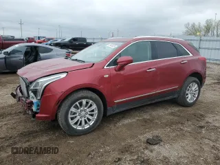 2019 Cadillac XT5 Luxury AWD with VIN 1GYKNDRS7KZ171794, listed as a Copart auction lot 55485335 with 52,229 mi miles and Salvage Title. Bid and sale history available at carsss.com. Image 1.