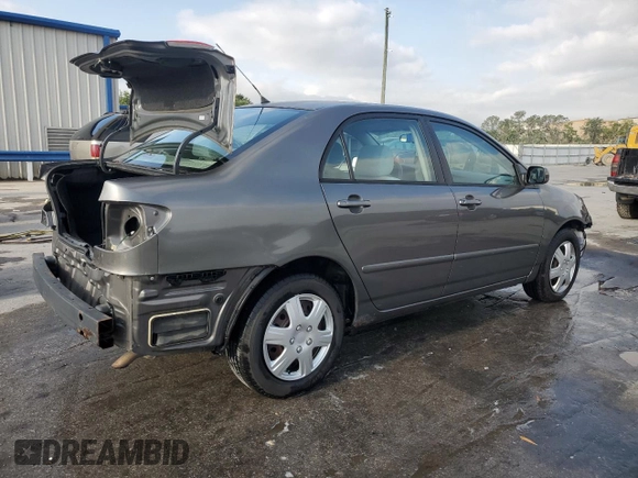 2008 Toyota Corolla CE with VIN 1NXBR32E38Z046950, listed as a Copart auction lot 55956545 with 130,946 mi miles and Salvage Title. Bid and sale history available at DreamBid. Image 3.