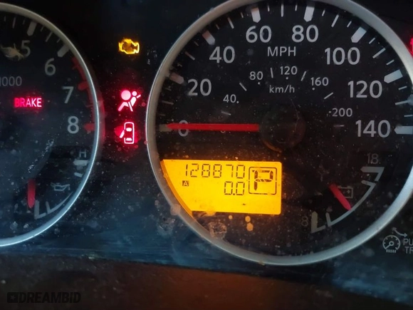 2012 Nissan Pathfinder SV with VIN 5N1AR1NBXCC611355, listed as a IAAI auction lot 41517590 with 128,870 mi miles. Bid and sale history available at carsss.com. Image 7.