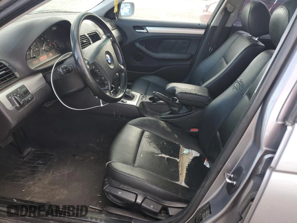 2004 BMW 3 Series 325i with VIN WBAET37474NJ95589, listed as a Copart auction lot 43966055 with 214,638 mi miles and Salvage Title. Bid and sale history available at carsss.com. Image 7.