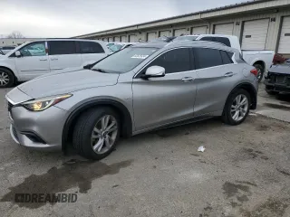 2018 Infiniti QX30 Premium with VIN SJKCH5CP7JA003241, listed as a Copart auction lot 82825934 with 64,411 mi miles and Salvage title. Bid and sale history available at DreamBid. Image 1.