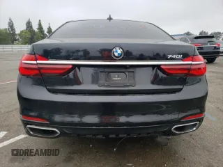 2018 BMW 7 Series 740i with VIN WBA7E2C56JG741911, listed as a Copart auction lot 63716373 with 45,059 mi miles. Bid and sale history available at carsss.com. Image 6.