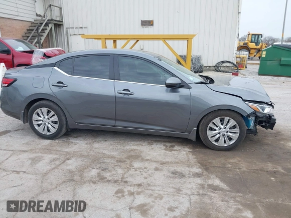 2020 Nissan Sentra S with VIN 3N1AB8BV2LY255414, listed as a IAAI auction lot 41822354 with 46,824 mi miles. Bid and sale history available at carsss.com. Image 13.