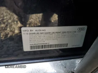 2014 Audi A8 3.0T z VIN WAURGAFD5EN009612, wystawiony jako Copart lot #49860895 z przebiegiem 170 973 mil mil oraz Szkoda całkowita • Salvage title. Historia ofert i sprzedaży dostępna na DreamBid. Obrazek 12.