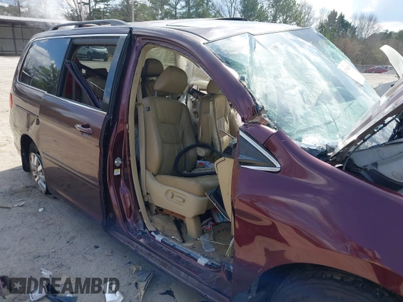 2008 Honda Odyssey EX-L with VIN 5FNRL38728B093795, listed as a IAAI auction lot 41798829 with 1 mi miles. Bid and sale history available at carsss.com. Image 6.