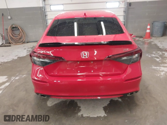 2025 Honda Civic Si with VIN 2HGFE1E50SH470275, listed as a IAAI auction lot 41231631 with 8,882 mi miles and . Bid and sale history available at DreamBid. Image 16.