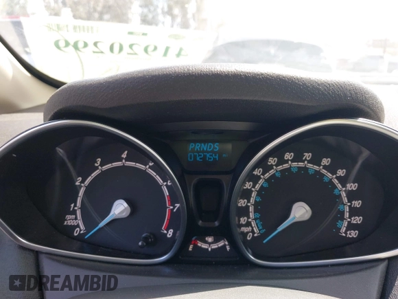 2019 Ford Fiesta SE with VIN 3FADP4BJ4KM149995, listed as a IAAI auction lot 41920299 with 72,754 mi miles. Bid and sale history available at carsss.com. Image 16.