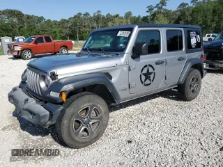 2018 Jeep Wrangler Unlimited Sport S z VIN 1C4HJXDG3JW120485, wystawiony jako Copart lot #52862065 z przebiegiem 55 853 mil mil oraz Szkoda całkowita • Salvage title. Historia ofert i sprzedaży dostępna na DreamBid. Obrazek 1.