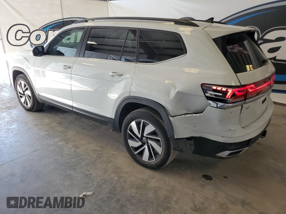 2025 Volkswagen Atlas SE with VIN 1V2HR2CA6SC502567, listed as a Copart auction lot 42052585 with 8,407 mi miles and Clean title. Bid and sale history available at DreamBid. Image 2.