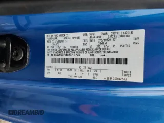 2021 Ford F-150 XL с VIN 1FTEX1CP2MKE10776, выставлен на аукционе Copart как лот 47098255 с пробегом 49 857 миль миль и Списание • Salvage title. История ставок и продаж доступна на DreamBid. Изображение 13.