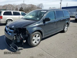 2014 Dodge Grand Caravan SE with VIN 2C4RDGBG2ER341797, listed as a Copart auction lot 49439405 with 102,633 mi miles and Salvage Title. Bid and sale history available at DreamBid. Image 1.