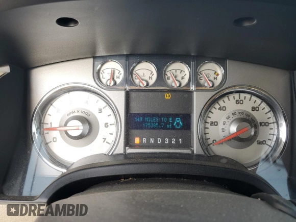 2010 Ford F-150 XL with VIN 1FTFW1EV8AFD17297, listed as a Copart auction lot 51371105 with 175,385 mi miles and Salvage Title. Bid and sale history available at carsss.com. Image 9.