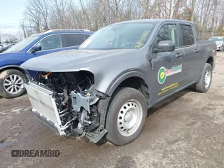2023 Ford Maverick XL with VIN 3FTTW8E35PRA93993, listed as a IAAI auction lot 41618882 with 20,309 mi miles and . Bid and sale history available at DreamBid. Image 2.