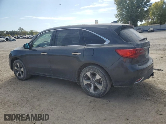 2014 Acura MDX with VIN 5FRYD3H25EB019858, listed as a Copart auction lot 76499754 with 149,413 mi miles and Salvage Title. Bid and sale history available at carsss.com. Image 2.