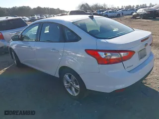 2014 Ford Focus SE with VIN 1FADP3F27EL215930, listed as a IAAI auction lot 41282263 with 130,324 mi miles. Bid and sale history available at carsss.com. Image 3.