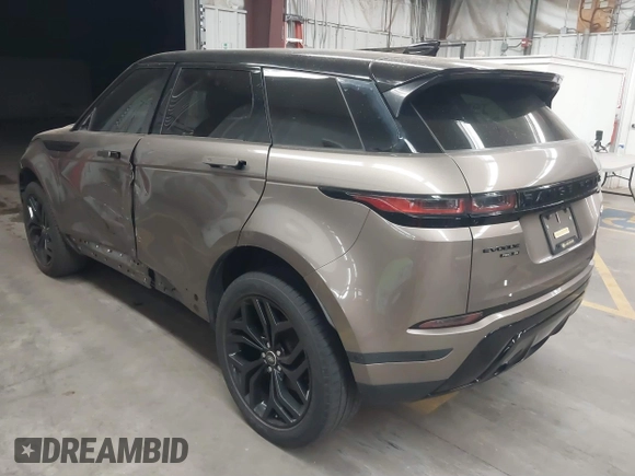 2020 Land Rover Range Rover Evoque SE with VIN SALZP2FX5LH031469, listed as a IAAI auction lot 41830925 with 67,516 mi miles. Bid and sale history available at carsss.com. Image 3.