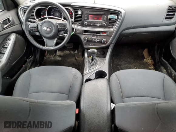 2015 Kia Optima LX with VIN KNAGM4A70F5638487, listed as a Copart auction lot 51425135 with 147,626 mi miles and Salvage Title. Bid and sale history available at carsss.com. Image 8.