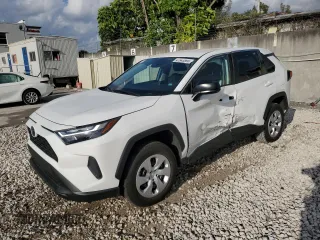 2025 Toyota RAV4 LE with VIN 2T3H1RFV8SC305026, listed as a Copart auction lot 47943895 with 9,187 mi miles and Salvage Title. Bid and sale history available at carsss.com. Image 1.