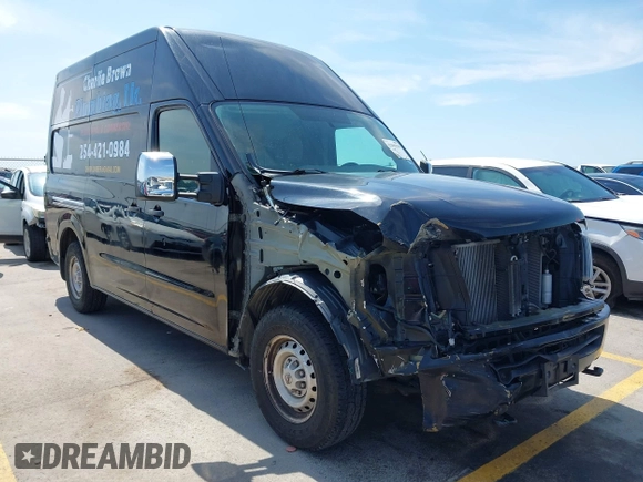 2019 Nissan NV Cargo SV z VIN 1N6AF0LY0KN800465, wystawiony jako IAAI lot #42296328 z przebiegiem 119 472 mil mil oraz . Historia ofert i sprzedaży dostępna na DreamBid. Obrazek 1.