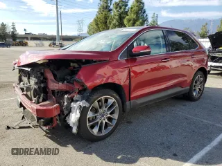 2016 Ford Edge Titanium with VIN 2FMPK3K80GBB04764, listed as a Copart auction lot 45935825 with 65,562 mi miles and Salvage Title. Bid and sale history available at carsss.com. Image 1.
