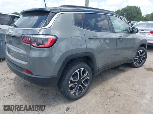 2023 Jeep Compass Limited с VIN 3C4NJDCN4PT523228, выставлен на аукционе IAAI как лот 42555447 с пробегом 57 684 миль миль и . История ставок и продаж доступна на DreamBid. Изображение 4.