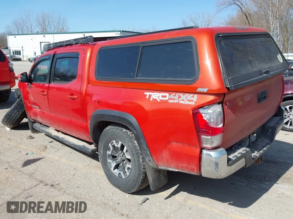 2016 Toyota Tacoma SR with VIN 3TMCZ5AN0GM001120, listed as a IAAI auction lot 41769108 with 190,635 mi miles and . Bid and sale history available at DreamBid. Image 3.