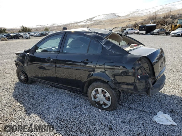 2007 Hyundai Accent GLS with VIN KMHCN46C47U122463, listed as a Copart auction lot 46126345 with 92,824 mi miles and Salvage Title. Bid and sale history available at carsss.com. Image 2.