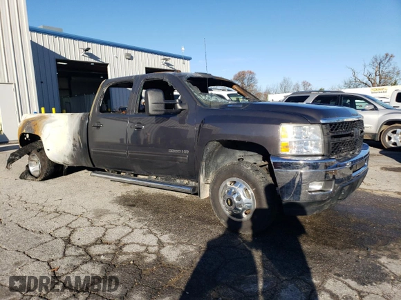 2011 Chevrolet Silverado 3500HD DRW LTZ with VIN 1GC4K1C82BF146161, listed as a Copart auction lot 79089334 with 0 mi miles and Non Repairable. Bid and sale history available at carsss.com. Image 4.