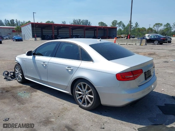 2014 Audi A4 Premium Plus with VIN WAUFFAFL3EN026289, listed as a IAAI auction lot 41755066 with 134,588 mi miles. Bid and sale history available at carsss.com. Image 3.
