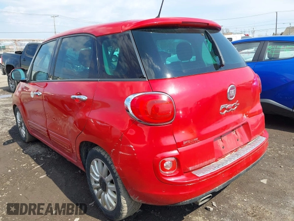 2014 FIAT 500L Easy with VIN ZFBCFABH4EZ018172, listed as a IAAI auction lot 42099424 with 138,650 mi miles and . Bid and sale history available at DreamBid. Image 3.