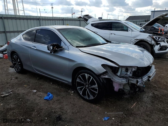 2016 Honda Accord Coupe EX-L with VIN 1HGCT2B84GA008045, listed as a Copart auction lot 47123575 with 191,622 mi miles and Salvage Title. Bid and sale history available at carsss.com. Image 4.