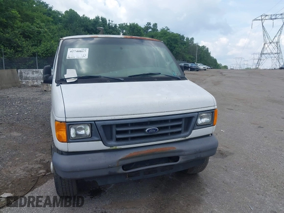 2006 Ford Econoline Cargo with VIN 1FTNE24W06DA77101, listed as a IAAI auction lot 42740817 with 196,854 mi miles and . Bid and sale history available at DreamBid. Image 6.