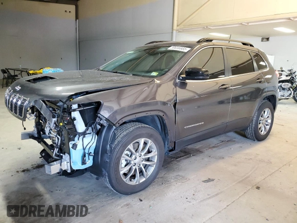 2022 Jeep Cherokee Latitude Lux z VIN 1C4PJMMX0ND502033, wystawiony jako Copart lot #59656985 z przebiegiem 21 055 mil mil oraz Szkoda całkowita • Salvage title. Historia ofert i sprzedaży dostępna na DreamBid. Obrazek 1.