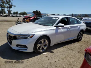 2019 Honda Accord EX-L z VIN 1HGCV2F59KA010036, wystawiony jako Copart lot #64621555 z przebiegiem 63 007 mil mil oraz Szkoda całkowita • Salvage title. Historia ofert i sprzedaży dostępna na DreamBid. Obrazek 1.