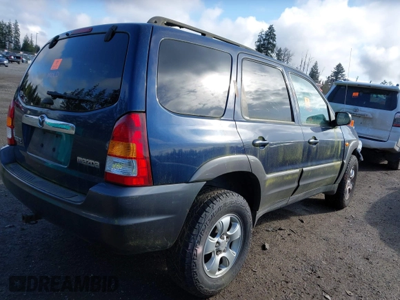 2004 Mazda Tribute LX with VIN 4F2CZ94114KM12271, listed as a IAAI auction lot 41955165 with Not Provided miles and . Bid and sale history available at carsss.com. Image 4.