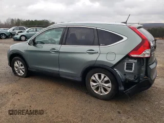 2012 Honda CR-V EX-L with VIN 2HKRM4H74CH630907, listed as a Copart auction lot 49609245 with 97,964 mi miles and Salvage Title. Bid and sale history available at carsss.com. Image 2.
