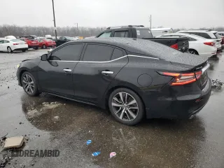 2019 Nissan Maxima Platinum z VIN 1N4AA6AV4KC378506, wystawiony jako Copart lot #43681155 z przebiegiem 148 568 mil mil oraz Szkoda całkowita • Salvage title. Historia ofert i sprzedaży dostępna na DreamBid. Obrazek 2.