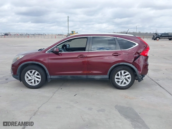 2016 Honda CR-V EX-L with VIN 2HKRM3H74GH502182, listed as a IAAI auction lot 41490125 with 45,100 mi miles. Bid and sale history available at carsss.com. Image 14.