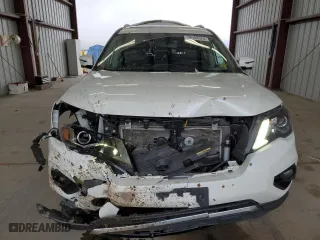 2018 Nissan Pathfinder SV with VIN 5N1DR2MM8JC672481, listed as a Copart auction lot 36968324 with 47,446 mi miles and Salvage Title. Bid and sale history available at carsss.com. Image 5.