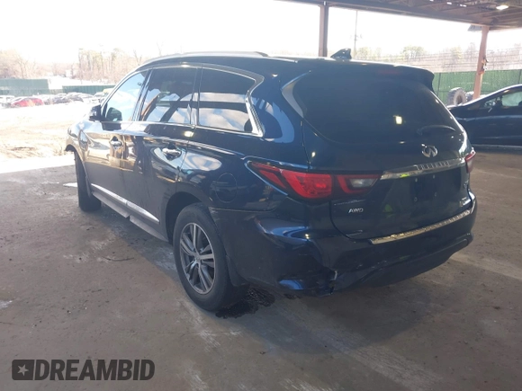 2020 Infiniti QX60 Pure with VIN 5N1DL0MM5LC513491, listed as a IAAI auction lot 41538271 with Not provided miles and . Bid and sale history available at DreamBid. Image 3.