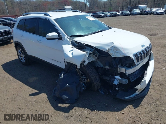 2019 Jeep Cherokee Latitude Plus with VIN 1C4PJMLXXKD107760, listed as a IAAI auction lot 42052926 with 82,649 mi miles and . Bid and sale history available at DreamBid. Image 1.