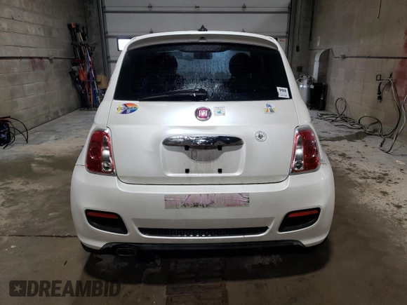 2013 FIAT 500 Sport with VIN 3C3CFFBR1DT554123, listed as a Copart auction lot 54749385 with 137,875 mi miles and Clean Title. Bid and sale history available at carsss.com. Image 6.
