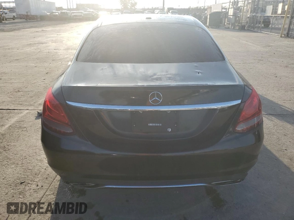 2018 Mercedes-Benz C 300 with VIN 55SWF4JB9JU260222, listed as a Copart auction lot 65423155 with 106,869 mi miles and Salvage title. Bid and sale history available at DreamBid. Image 6.