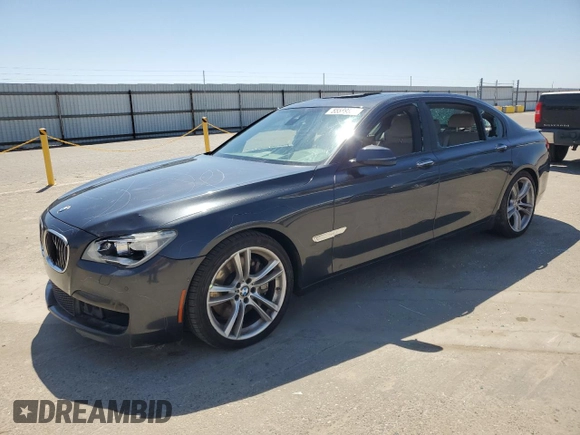 2014 BMW 7 Series ALPINA B7 with VIN WBAYE8C55ED136454, listed as a Copart auction lot 55589525 with 119,761 mi miles and Salvage title. Bid and sale history available at DreamBid. Image 1.
