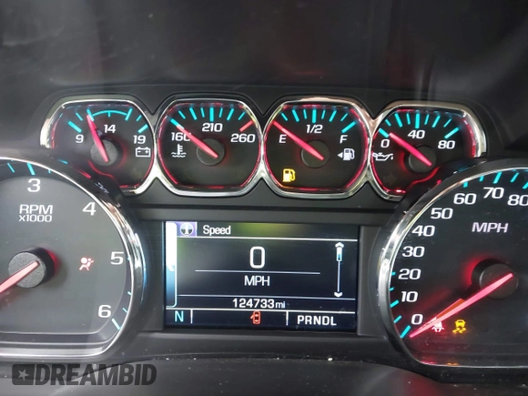2019 GMC Yukon SLT with VIN 1GKS2BKC3KR160060, listed as a IAAI auction lot 42042122 with 124,733 mi miles. Bid and sale history available at carsss.com. Image 7.